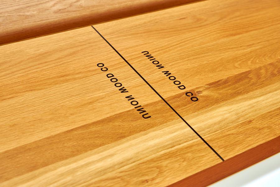 wood modern shuffleboard table